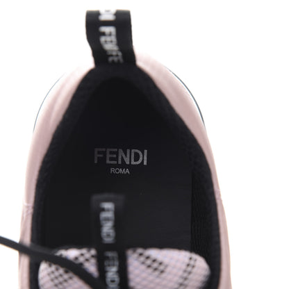 Fendi Nylon FFreedom Sneakers 37.5 White Rosa 7 of 10