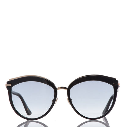 Christian Dior Oversized Offset 2 Sunglasses Black 2 of 9