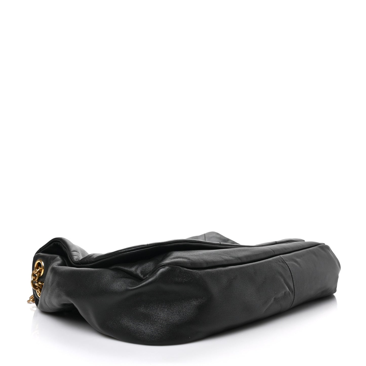 Lambskin Matelasse Monogram Large Jamie 4.3 Black