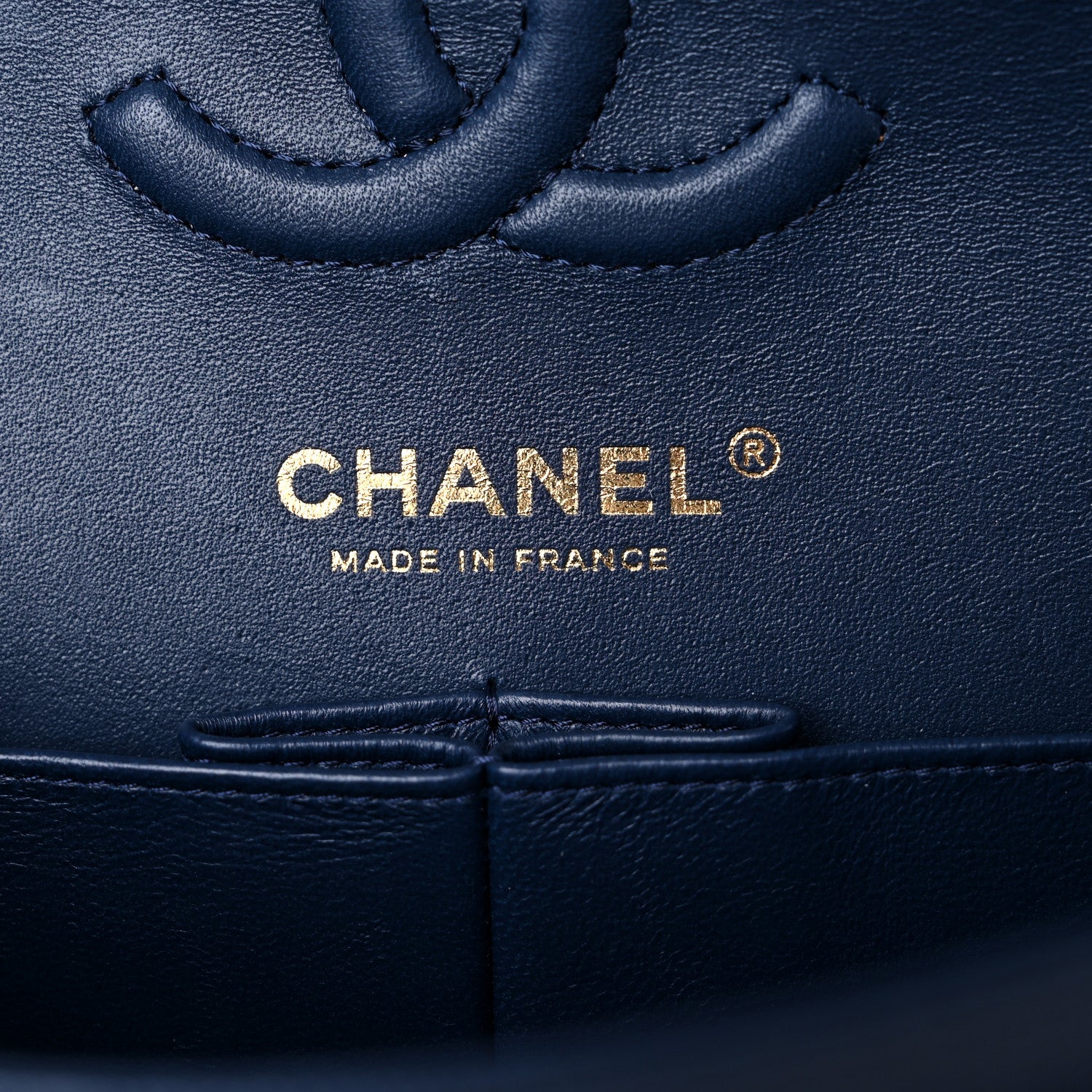 Chanel Caviar Quilted Small Double Flap Navy 5 of 13
