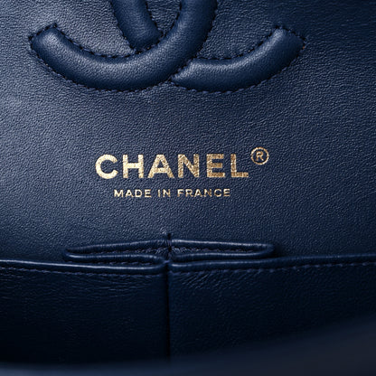Chanel Caviar Quilted Small Double Flap Navy 5 of 13