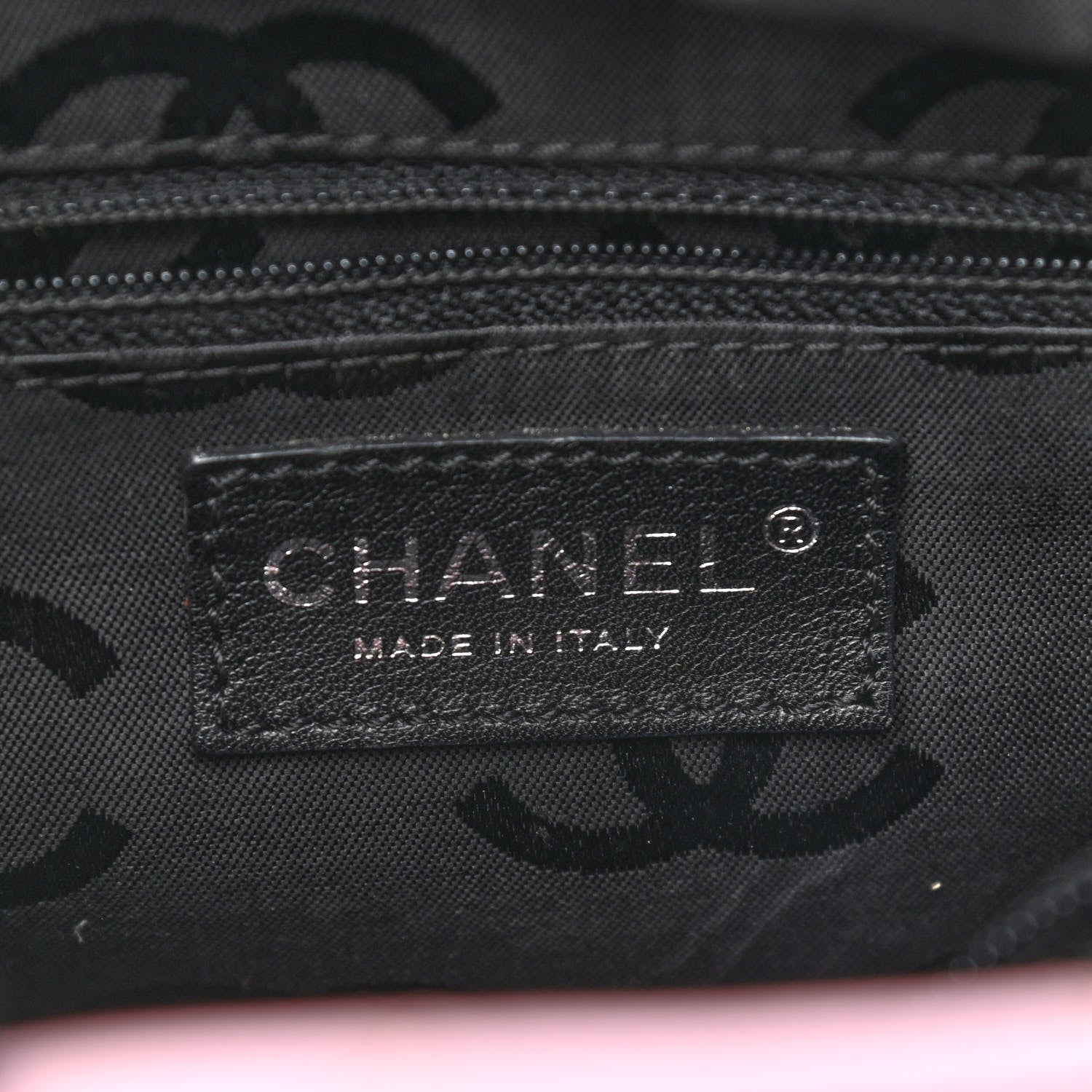 Chanel Calfskin Quilted Medium Cambon Tote Pink Black 6 of 11