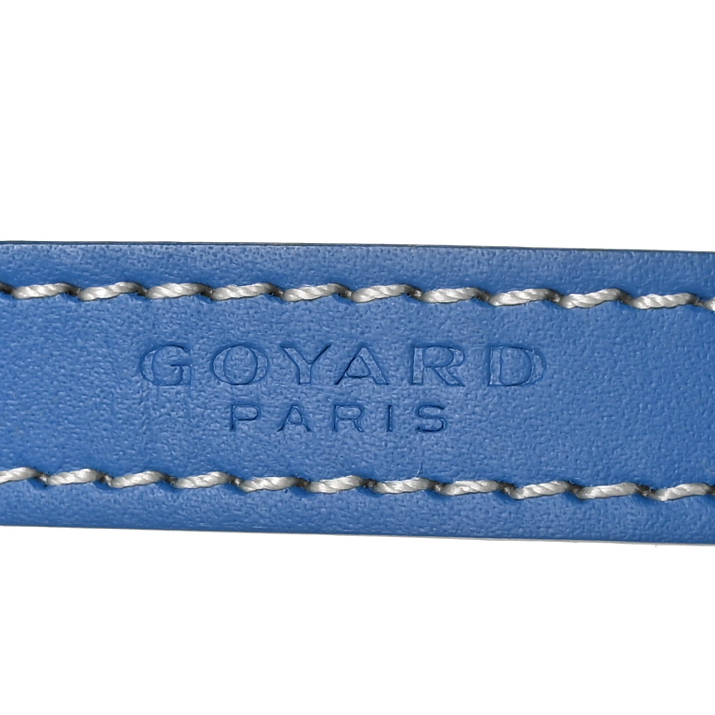 Calfskin Adjustable Shoulder Strap Blue