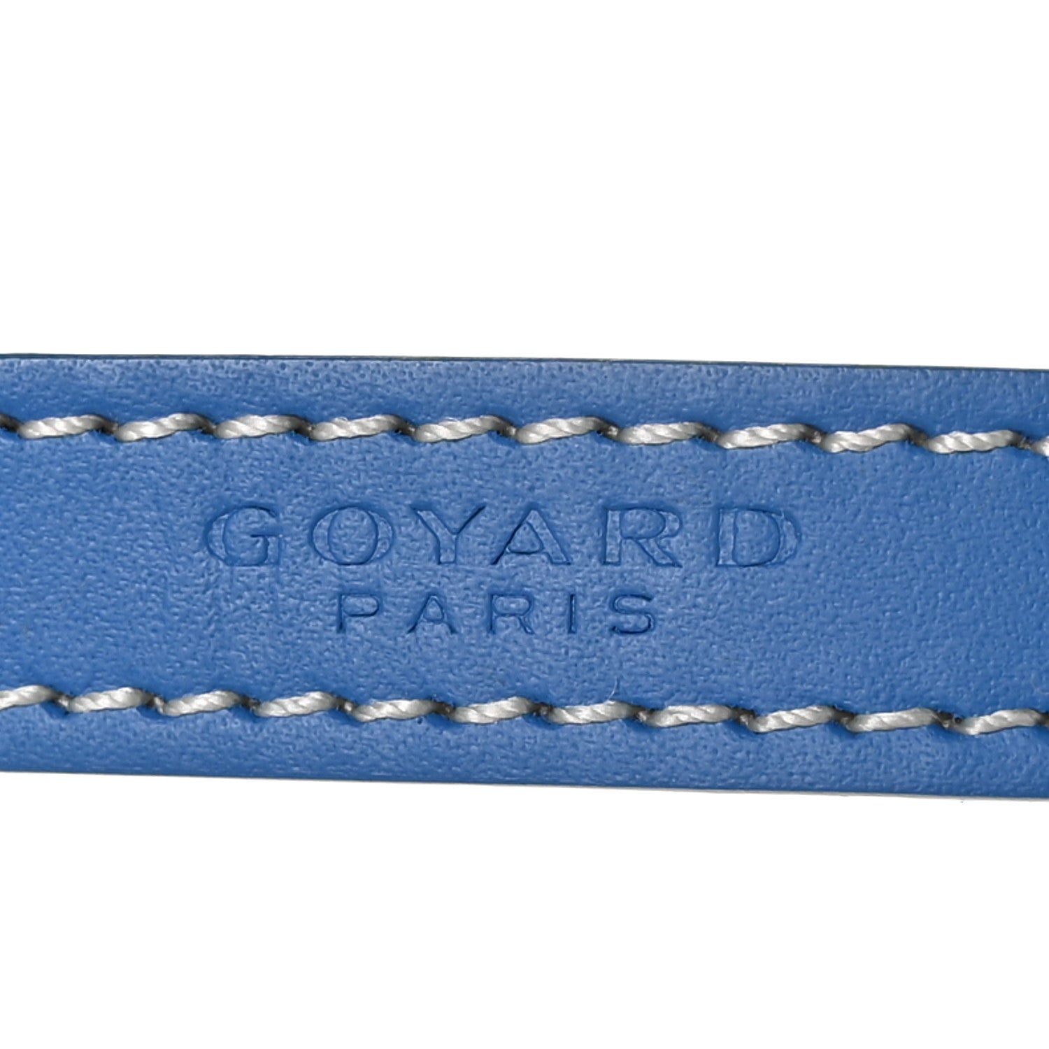 Goyard Calfskin Adjustable Shoulder Strap Blue 3 of 5