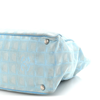 Chanel Nylon Travel Large Tote Blue 10 of 10
