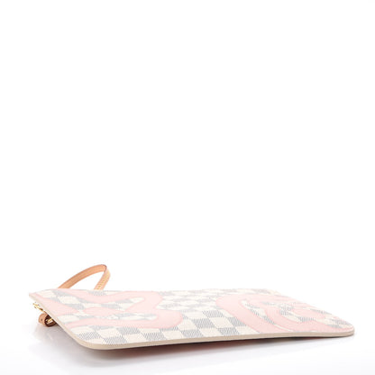 Louis Vuitton Damier Azur Tahitienne Neverfull MM GM Pochette 4 of 8