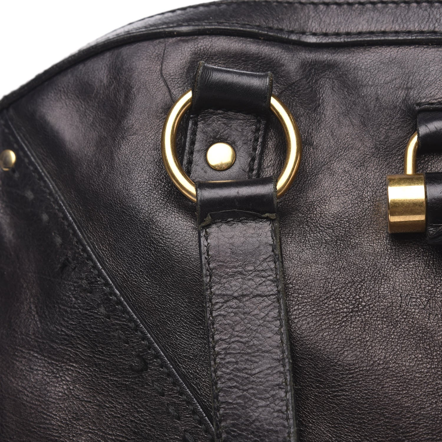 Saint Laurent Calfskin Oversized Muse Black 14 of 17