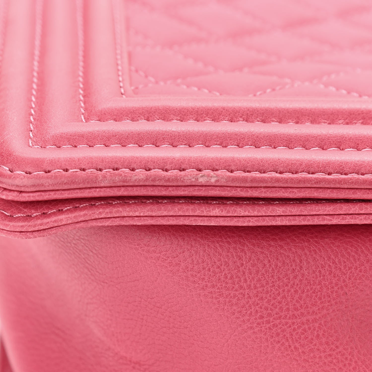 Chanel Calfskin Quilted Large Boy Flap Pink 10 of 10