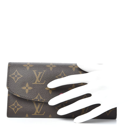 Louis Vuitton Monogram Emilie Wallet Fuchsia 2 of 8