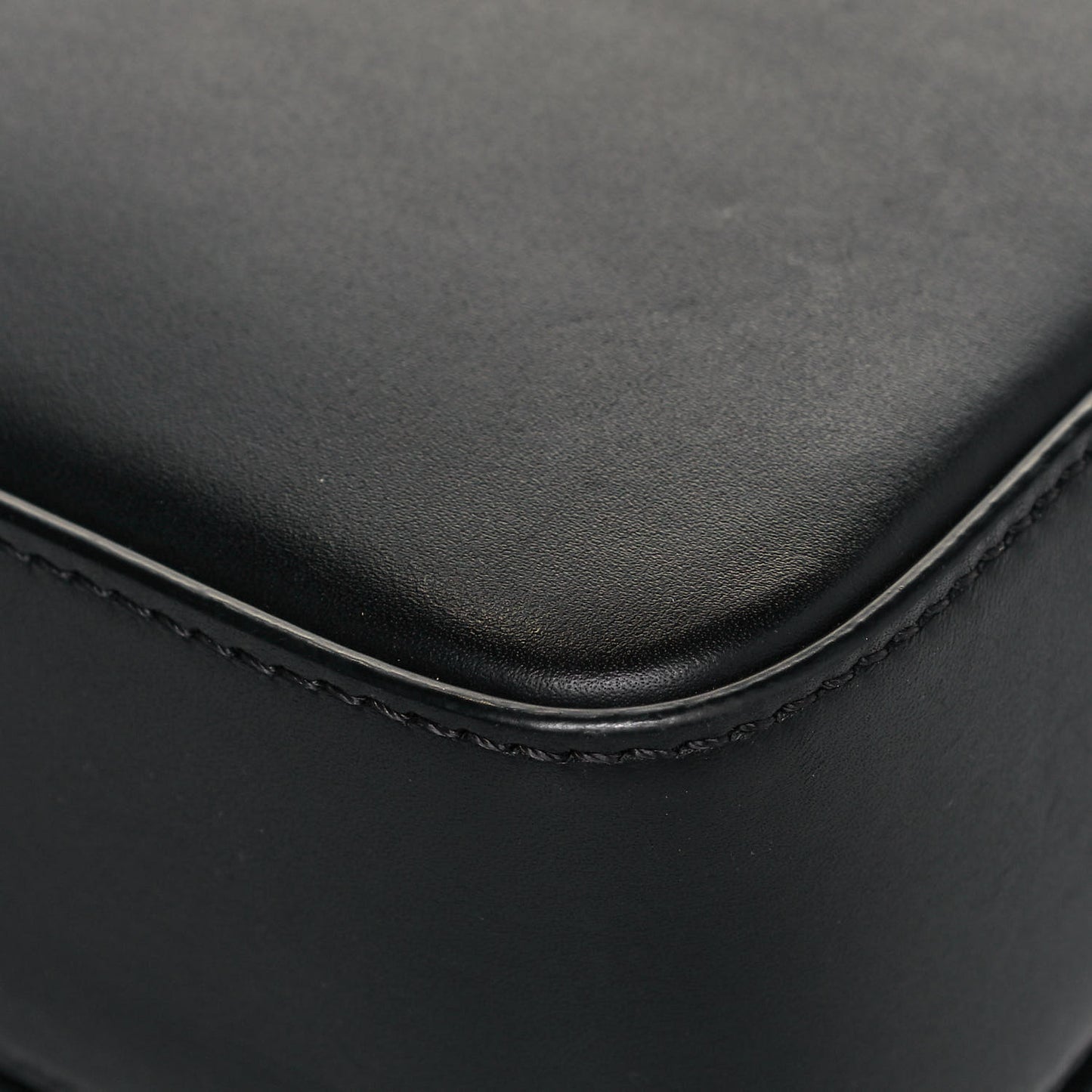 Calfskin Hollywood T Twist Shoulder Bag Black