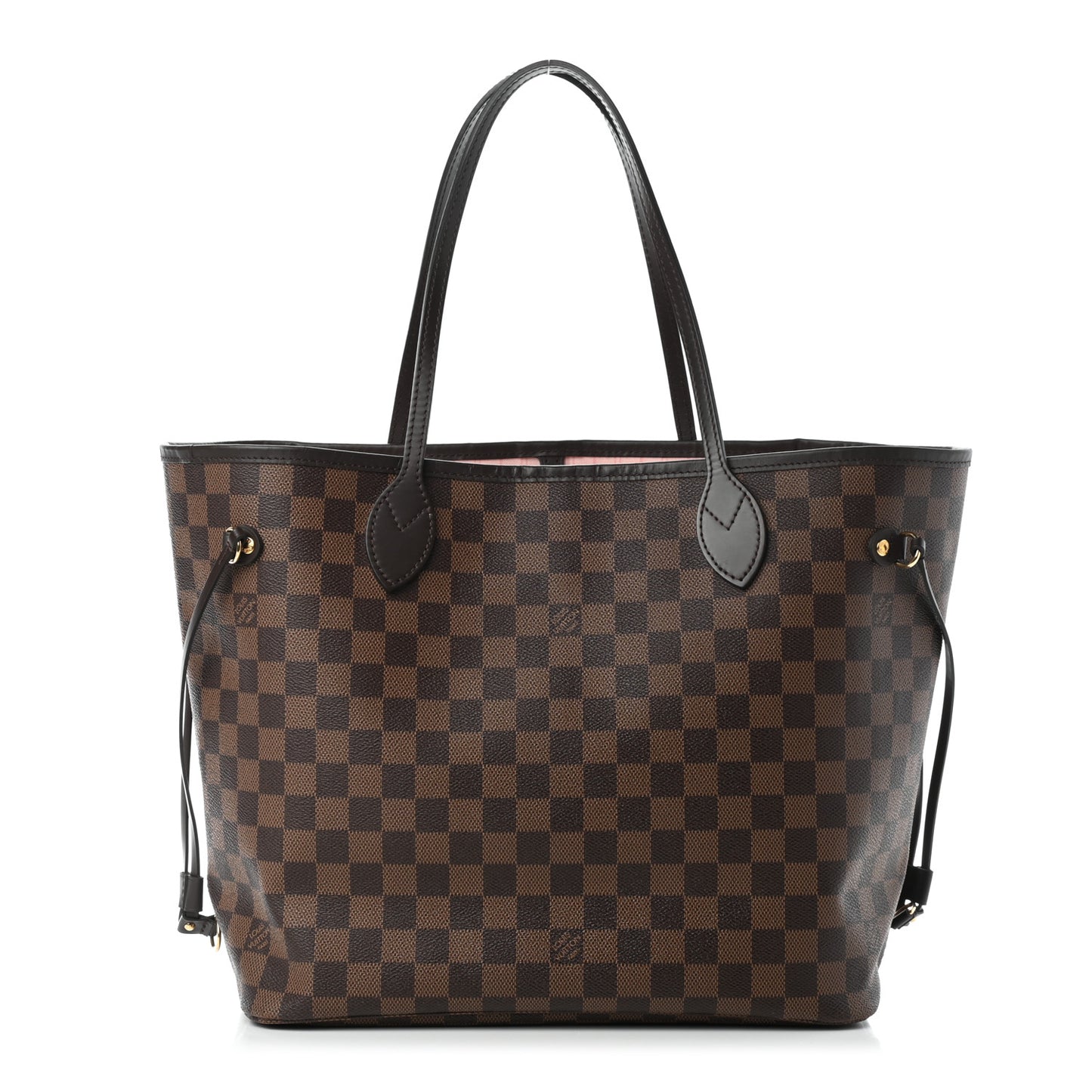 Damier Ebene Neo Neverfull MM Rose Ballerine