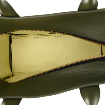 Marc Jacobs Grained Calfskin Small The Tote Bag Bronze Green 5 of 16