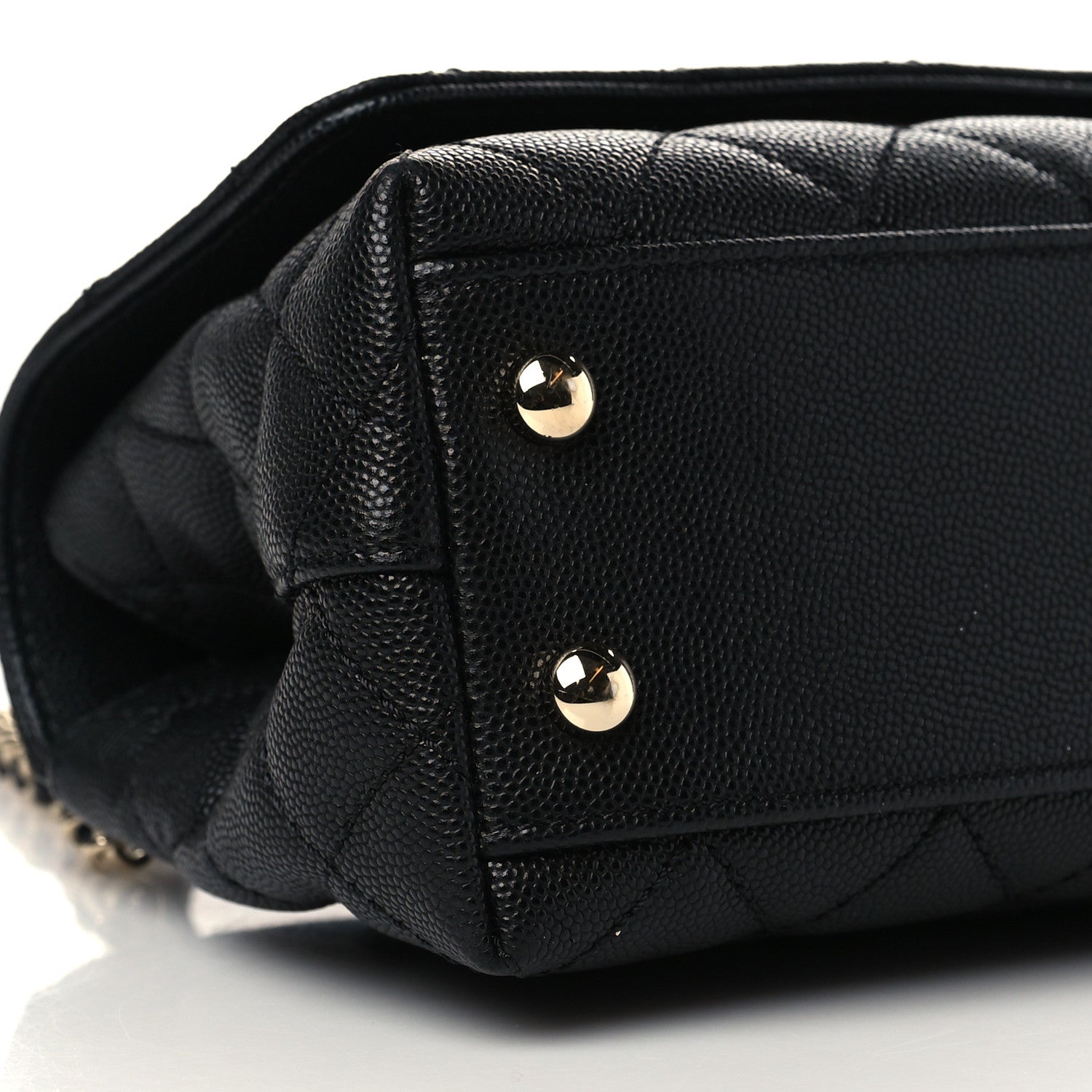 Chanel Caviar Quilted Extra Mini Coco Handle Flap Black 8 of 9