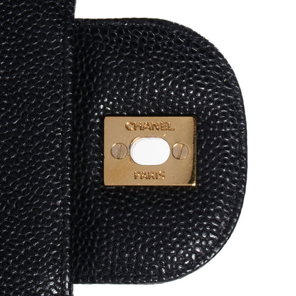 Chanel Caviar Quilted Jumbo Double Flap Black 8 of 8