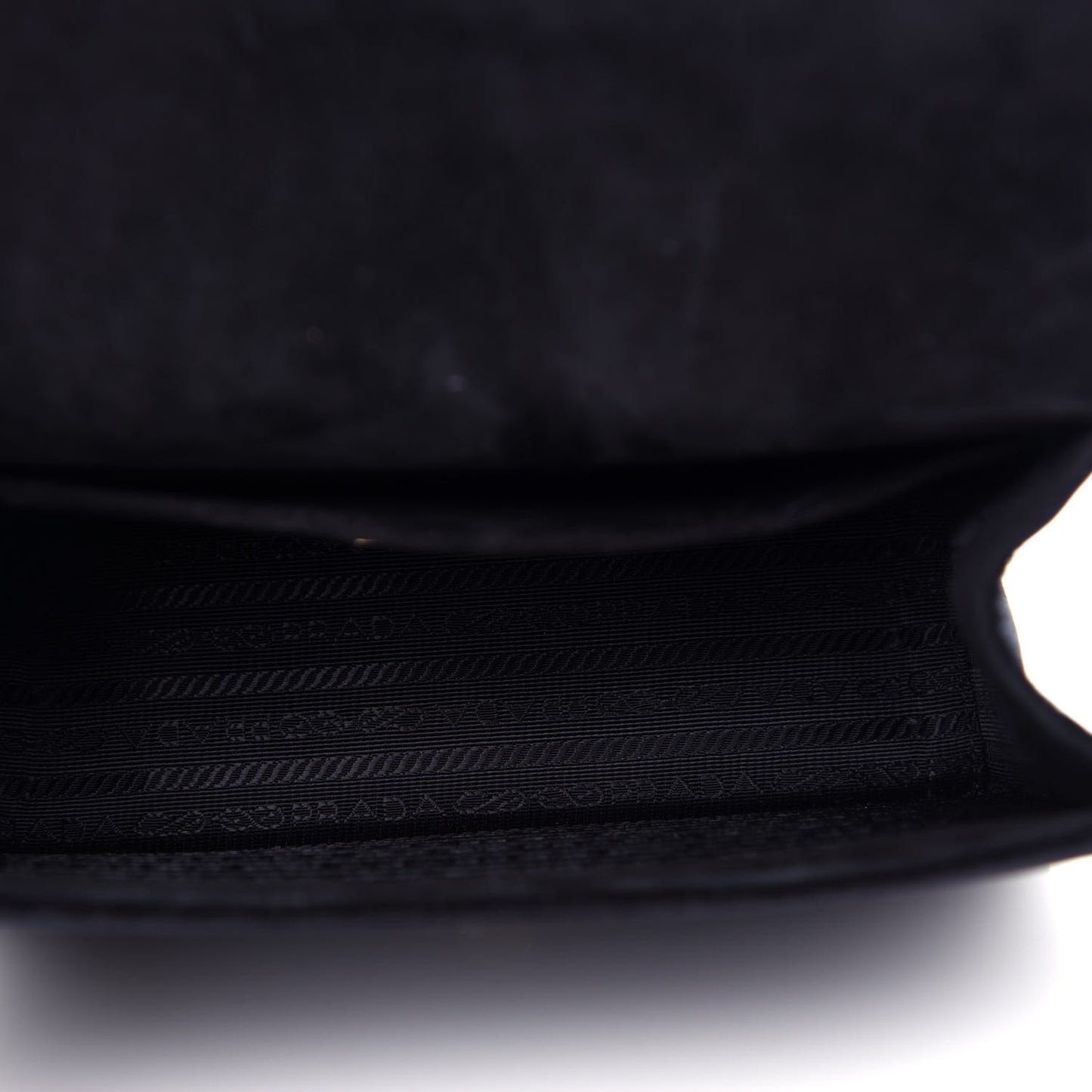 Velluto Ricamo Cahier Shoulder Bag Black