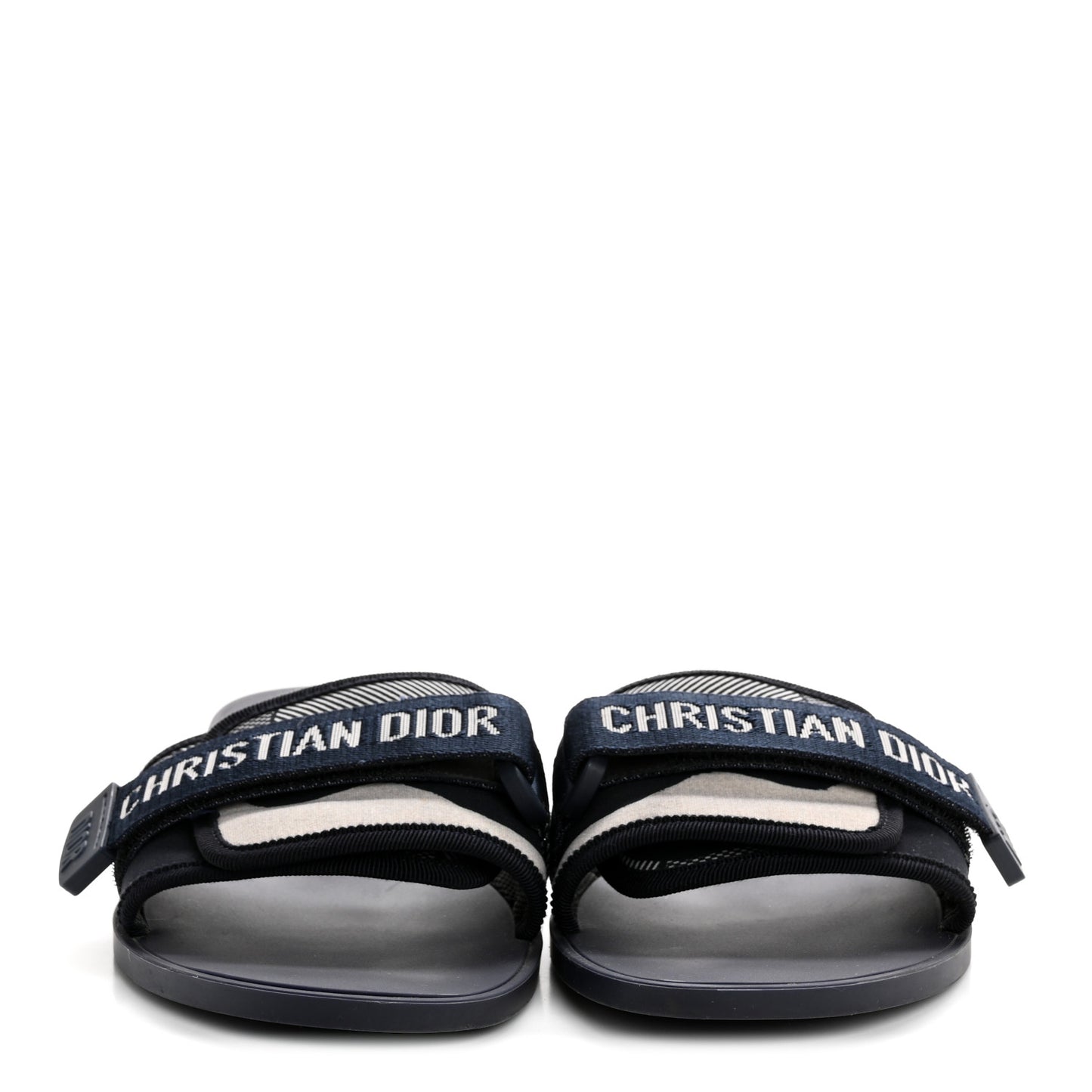 Technical Stretch Fabric Camouflage Dio(r)evolution Slide Sandals 41 Deep Blue