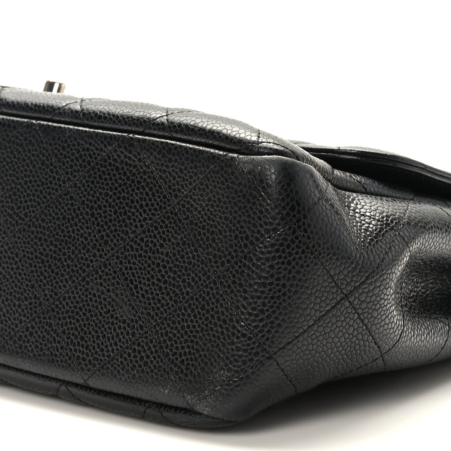Chanel Caviar Quilted Jumbo Single Flap Black 9 of 9
