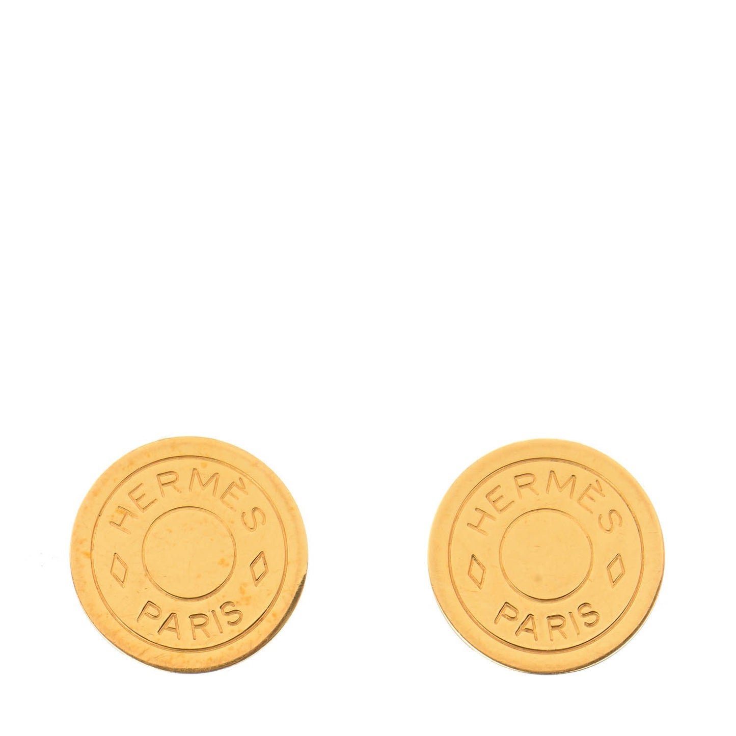Clou De Selle Clip On Earrings Gold