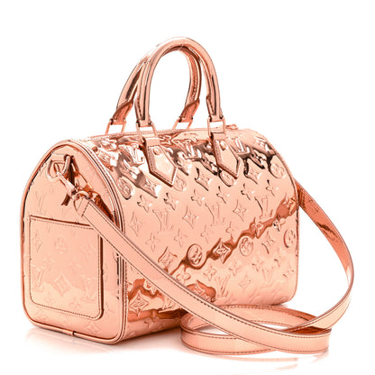 Louis Vuitton Monogram Miroir Speedy Bandouliere 25 Copper 4 of 17