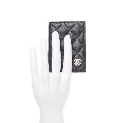 Chanel Caviar Quilted Card Holder Wallet Black 2 of 8