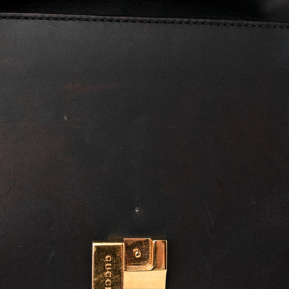 Gucci Calfskin Mini Sylvie Chain Shoulder Bag Black 13 of 16