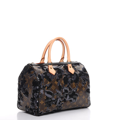 Louis Vuitton Monogram Fleur De Jais Sequins Speedy 30 3 of 7
