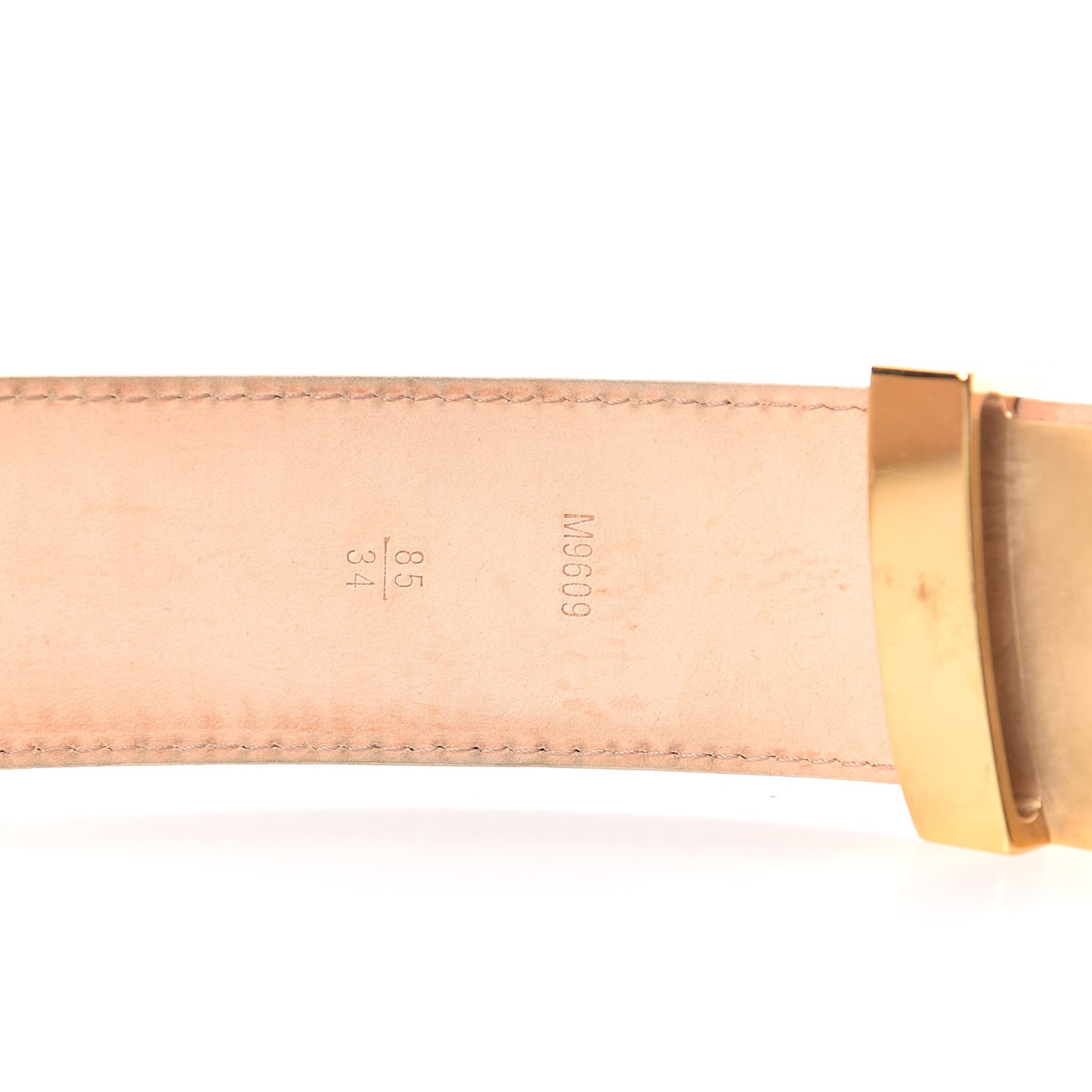 Damier Azur LV Initiales Belt 85 34
