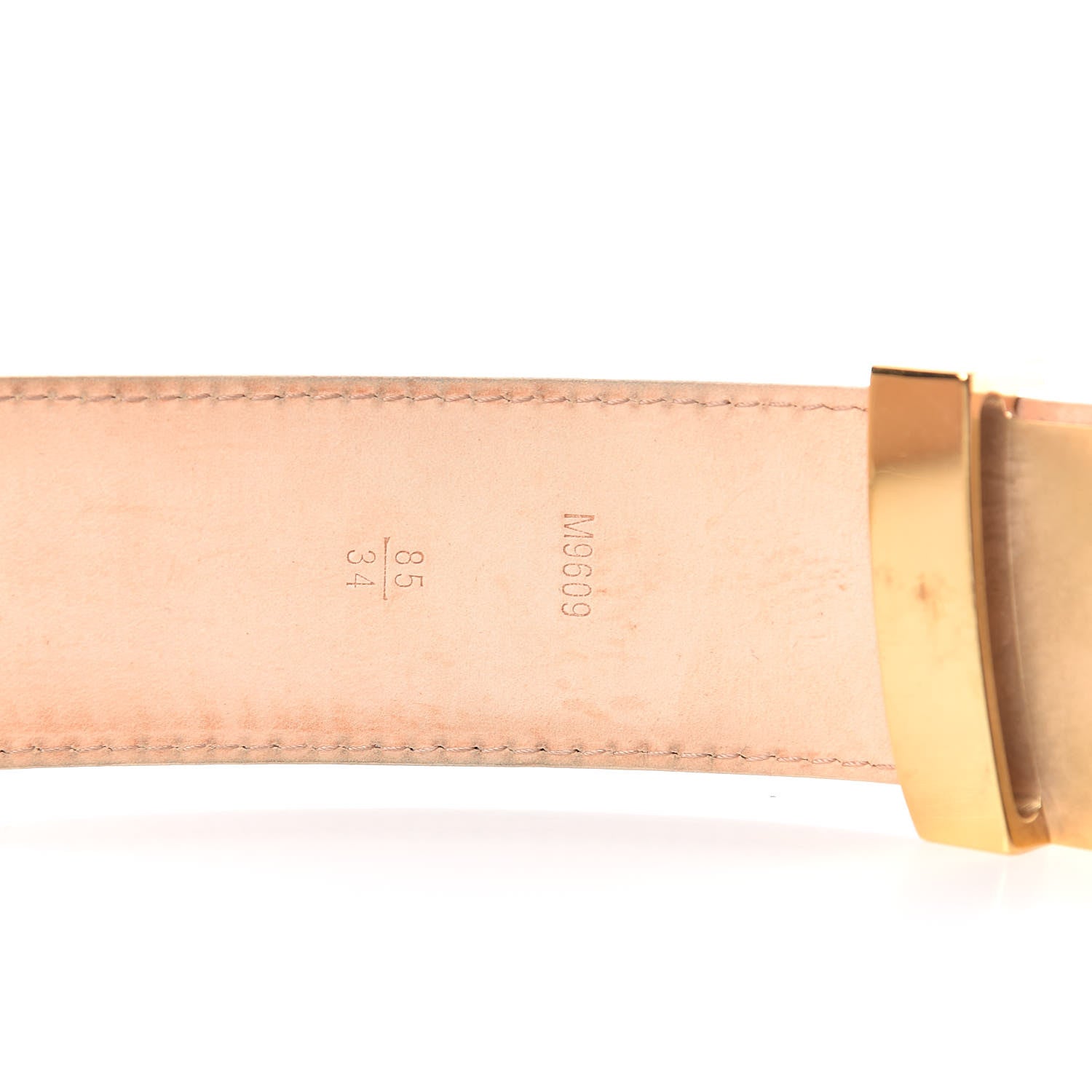 Louis Vuitton Damier Azur LV Initiales Belt 85 34 5 of 12