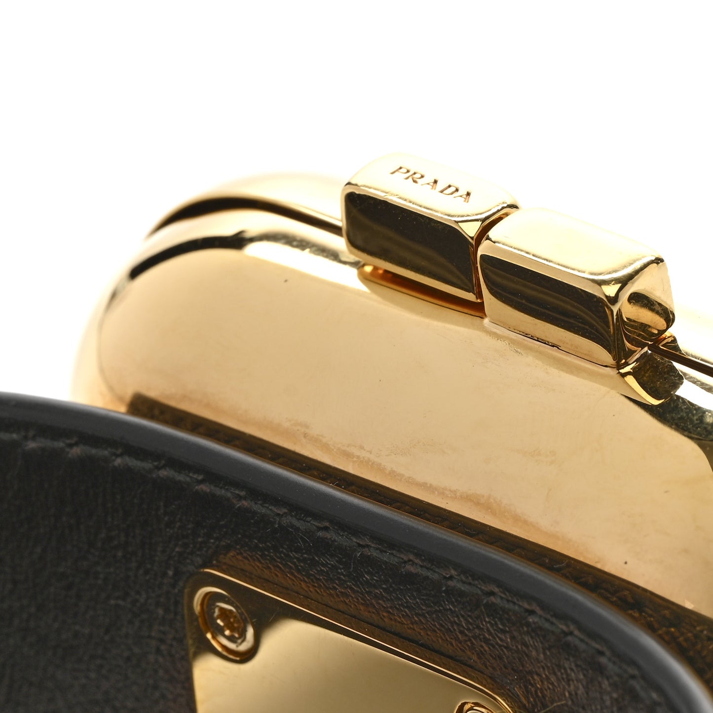 Saffiano Metal Wrist Case M Gold