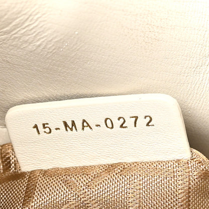 Christian Dior Lambskin Cannage Small Lady Dior White 7 of 10