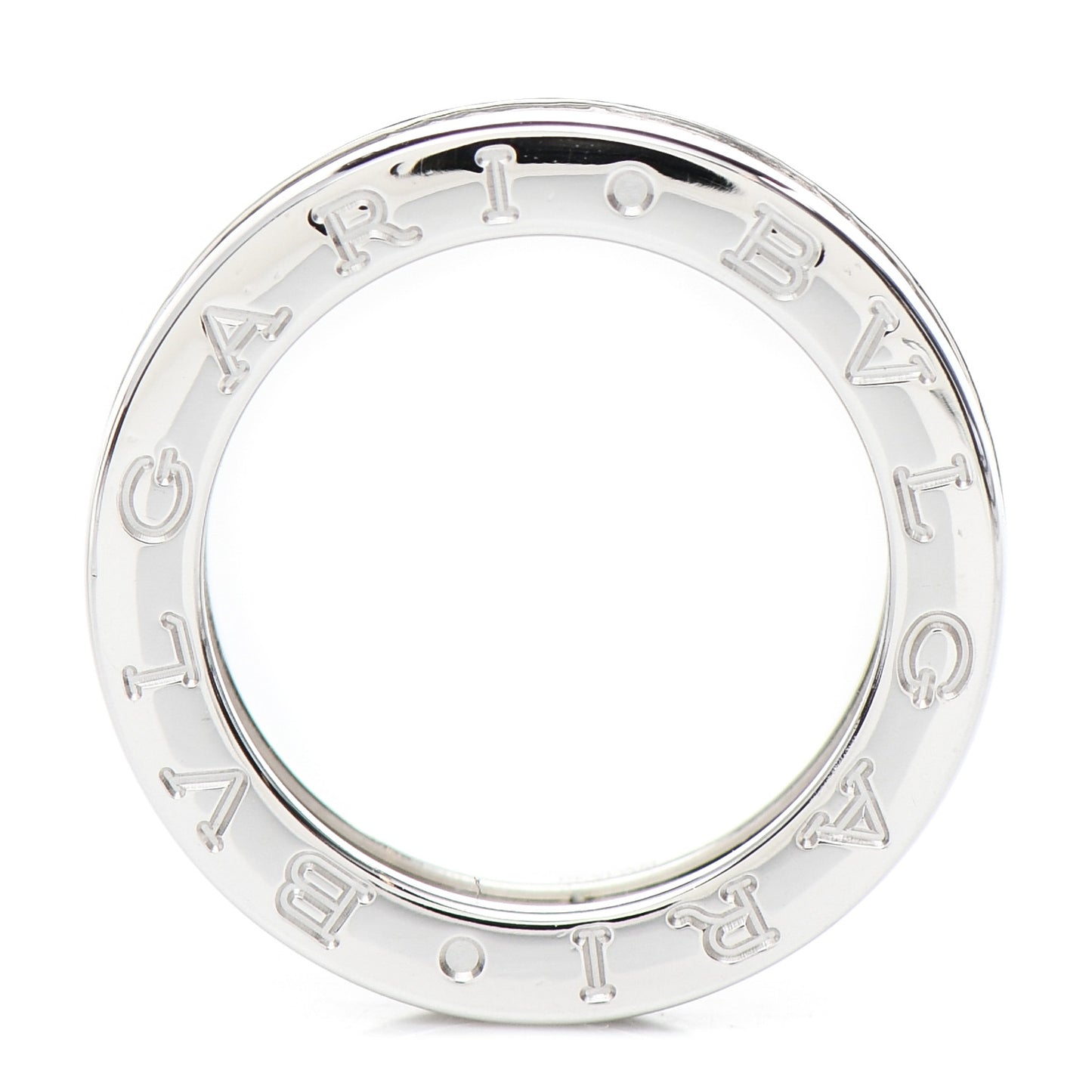 18K White Gold B.Zero1 One-Band Ring 50 5.25