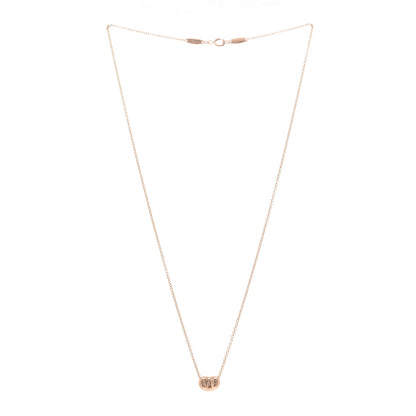 Tiffany 18K Rose Gold 9mm Elsa Peretti Bean Pendant Necklace 3 of 4