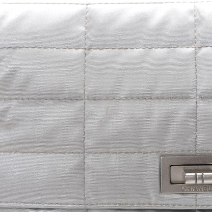 Chanel Canvas Chocolate Bar Mademoiselle Flap Grey 11 of 12