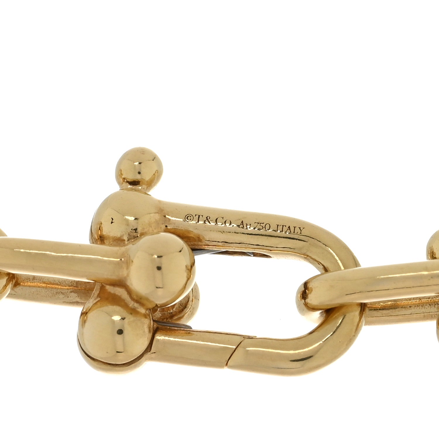 ティファニー 18k Tiffany 18K Yellow Gold Small HardWear Link Necklace 1772298