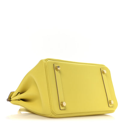 Hermes Swift Birkin 25 Lime 6 of 21