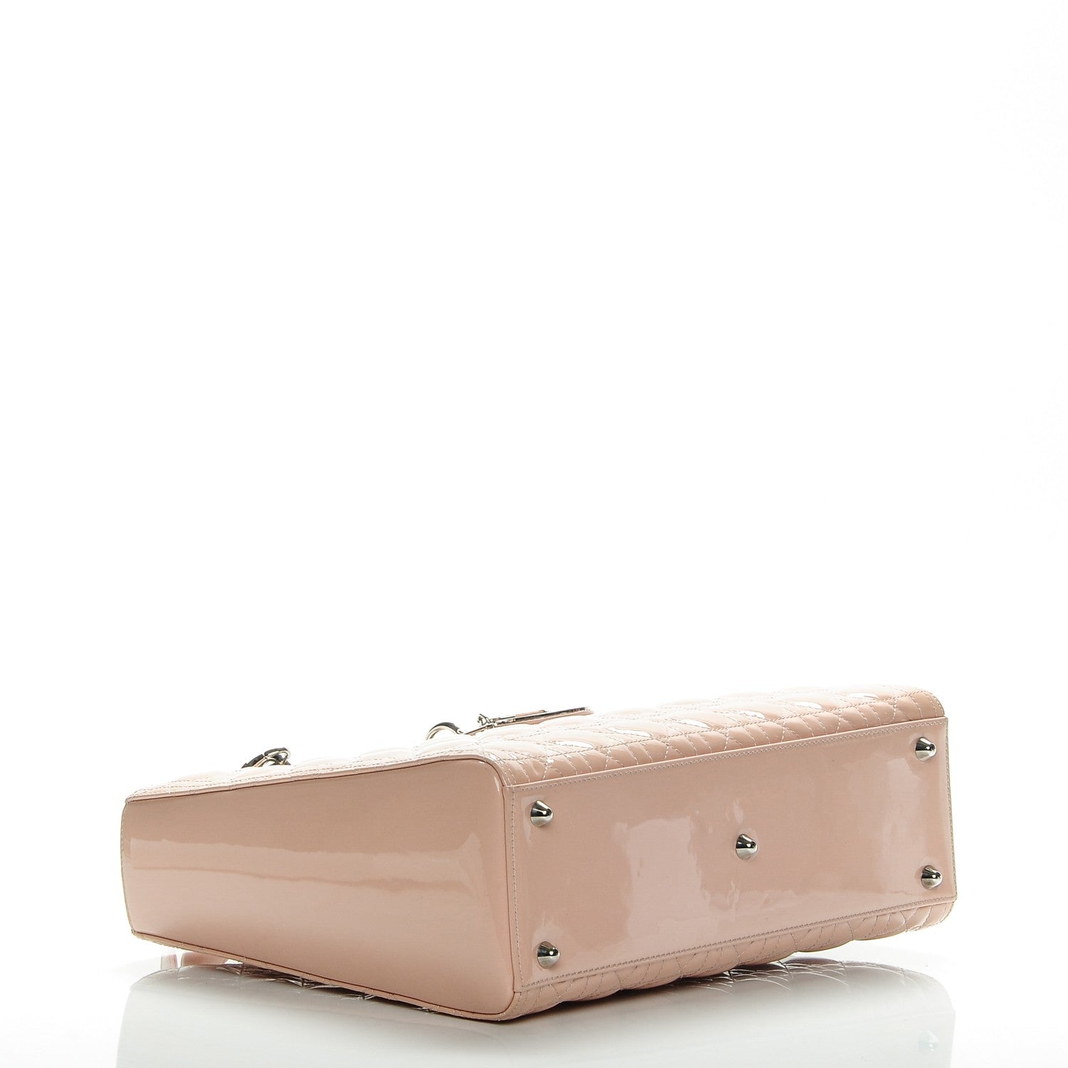 Christian Dior Patent Cannage Large Lady Dior Light Pink 4 of 8