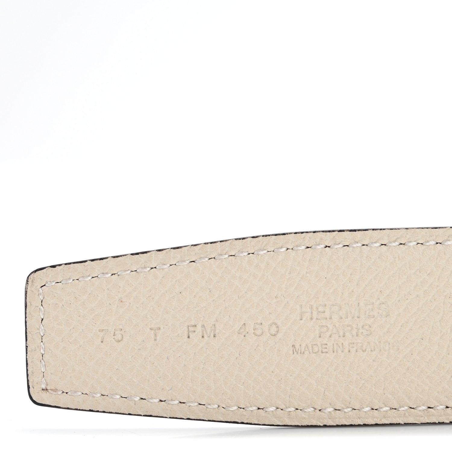 Hermes Epsom Swift 24mm Collier De Chien CDC Belt 75 30 Craie Rouge Grenat 3 of 8