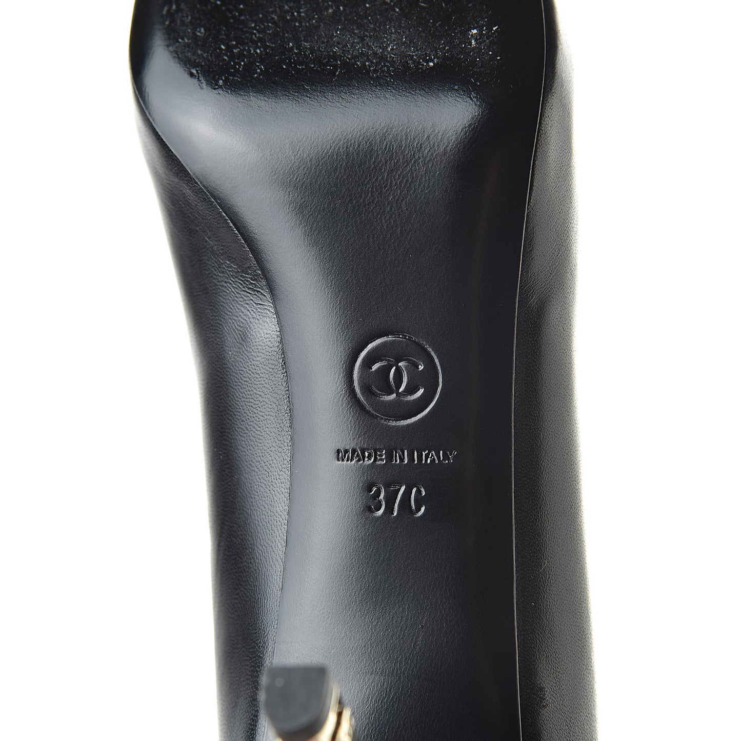 Lambskin CC Pumps 37 Black