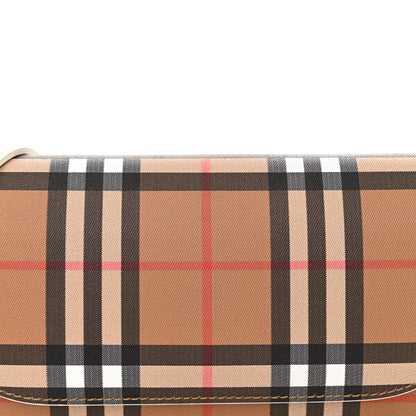 Burberry Vintage Check Henley Wallet On Chain Chalk White 9 of 14