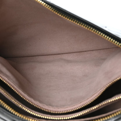 Louis Vuitton Lambskin Embossed Monogram Coussin PM Black 7 of 10
