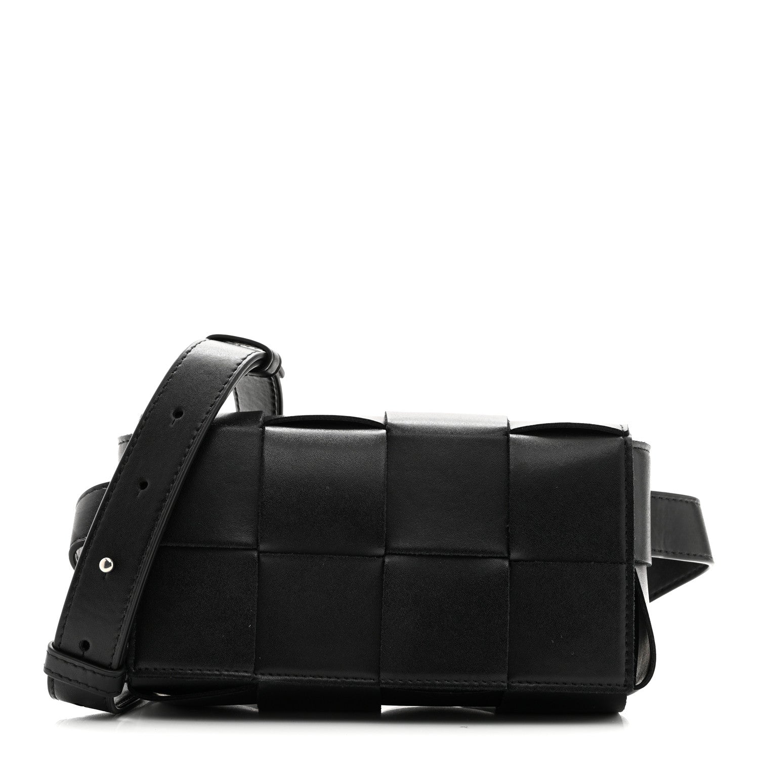 Bottega Veneta Nappa Maxi Intreccio The Belt Cassette Bag Black 1 of 8