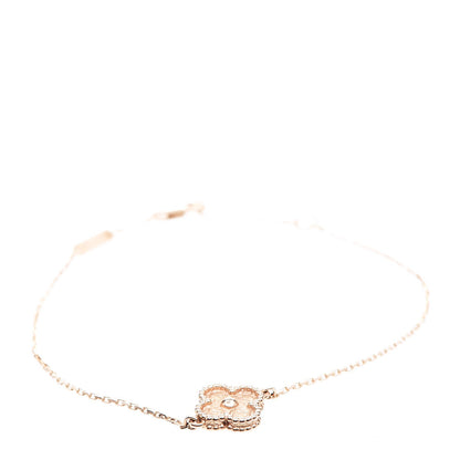 Van Cleef & Arpels 18K Rose Gold Sweet Alhambra Bracelet 1 of 8