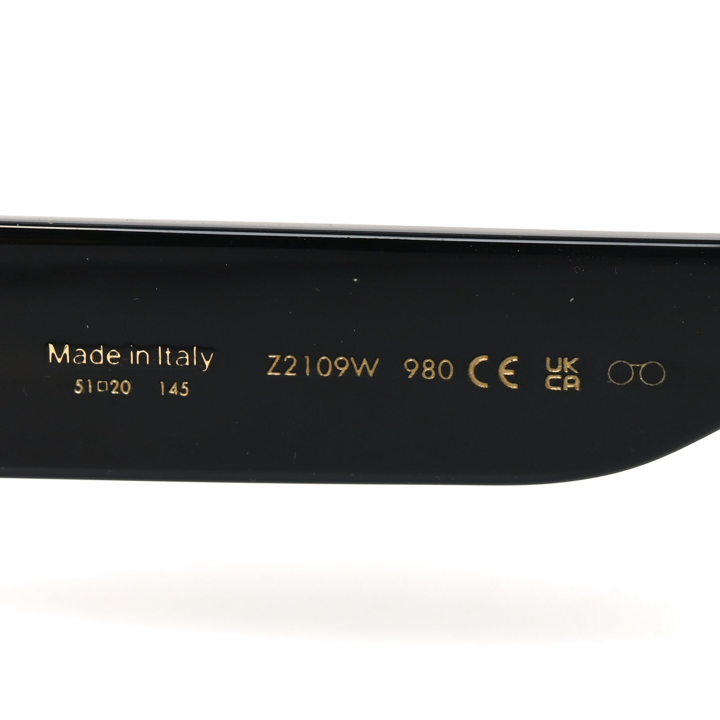 Acetate LV Circle Cat Eye Sunglasses Z2109W Black