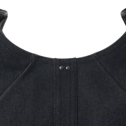 Saint Laurent Denim Mombasa Hobo 7 of 9