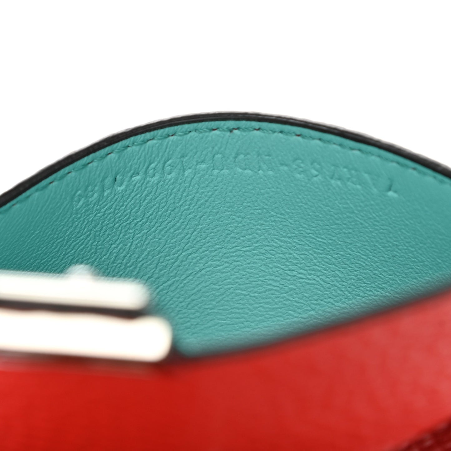 Cuoio Romano Micro Baguette Charm Papavero