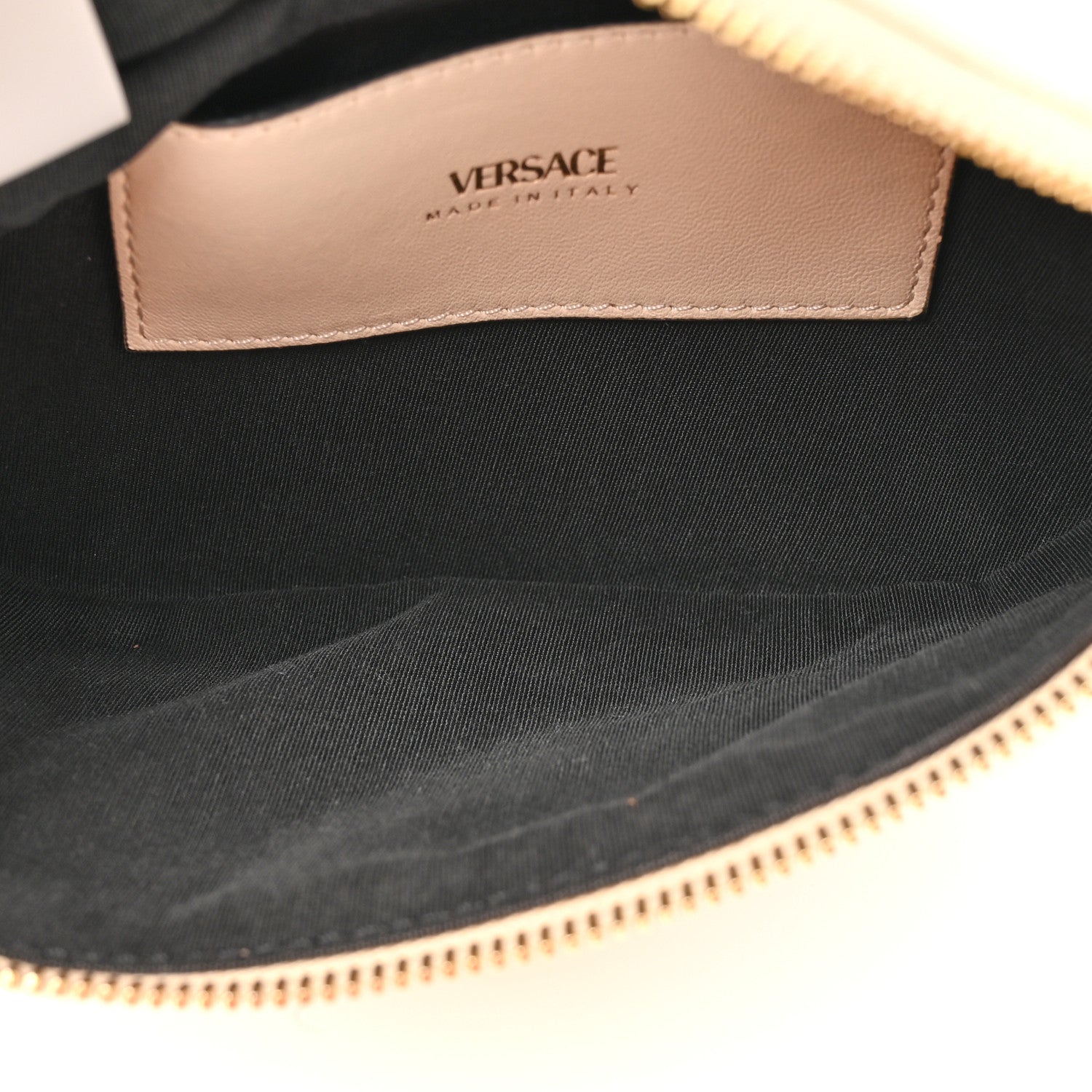 Versace Nappa Quilted Medusa Belt Bag White 5 of 9