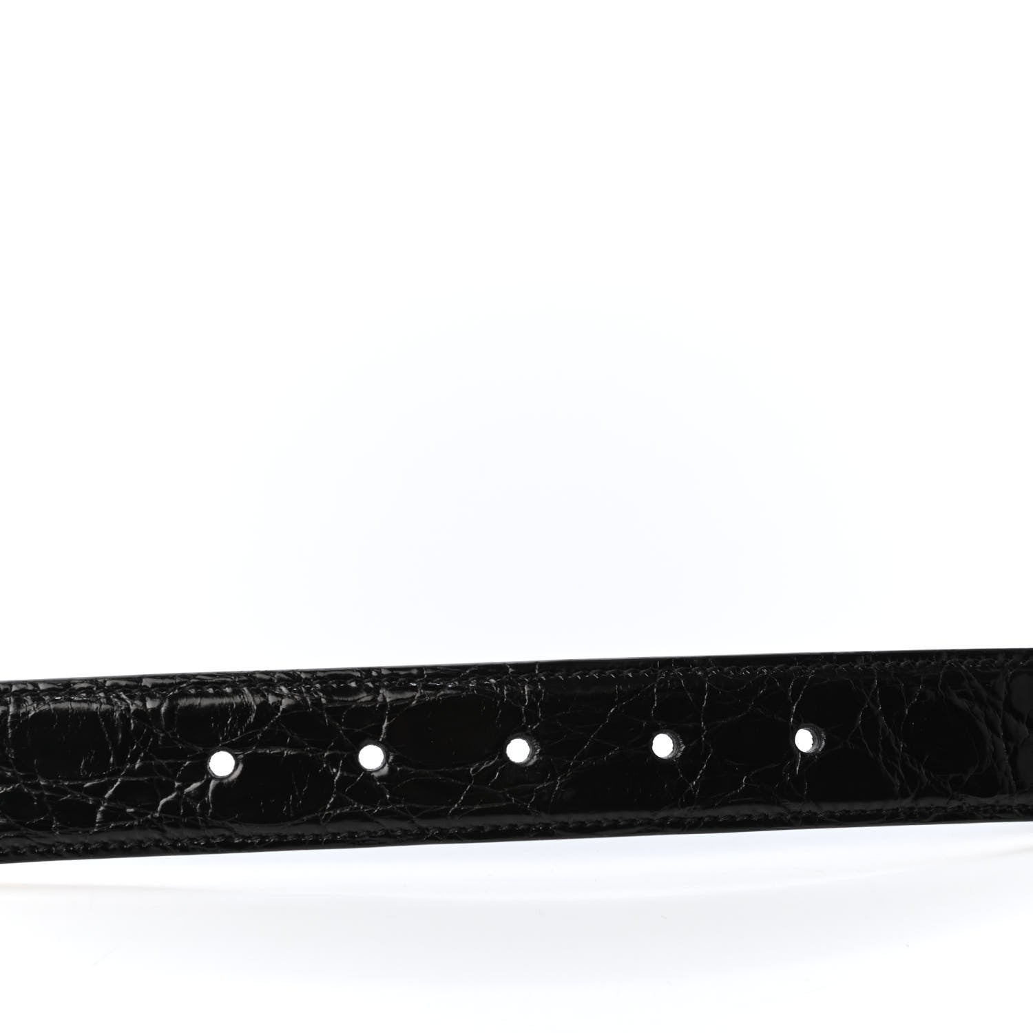 Gucci Crocodile 30mm Belt 95 38 Black 3 of 5