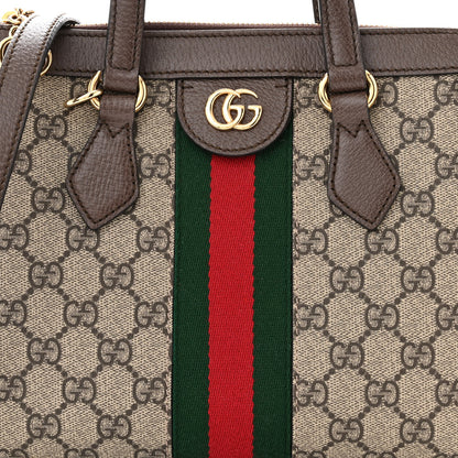 Gucci GG Supreme Monogram Small Ophidia Tote Bag Brown 8 of 12