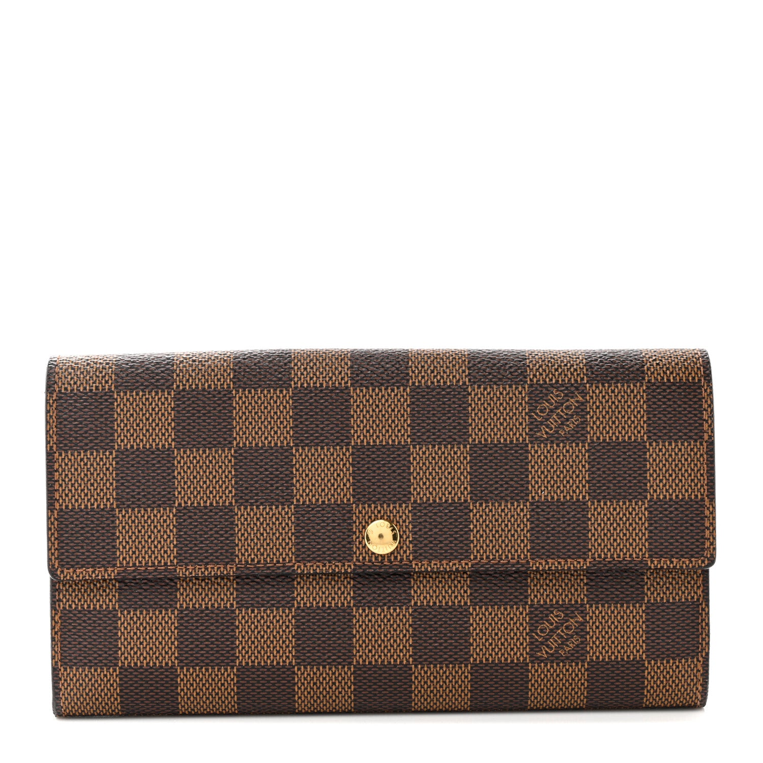 Louis Vuitton Damier Ebene Sarah Wallet 1 of 7
