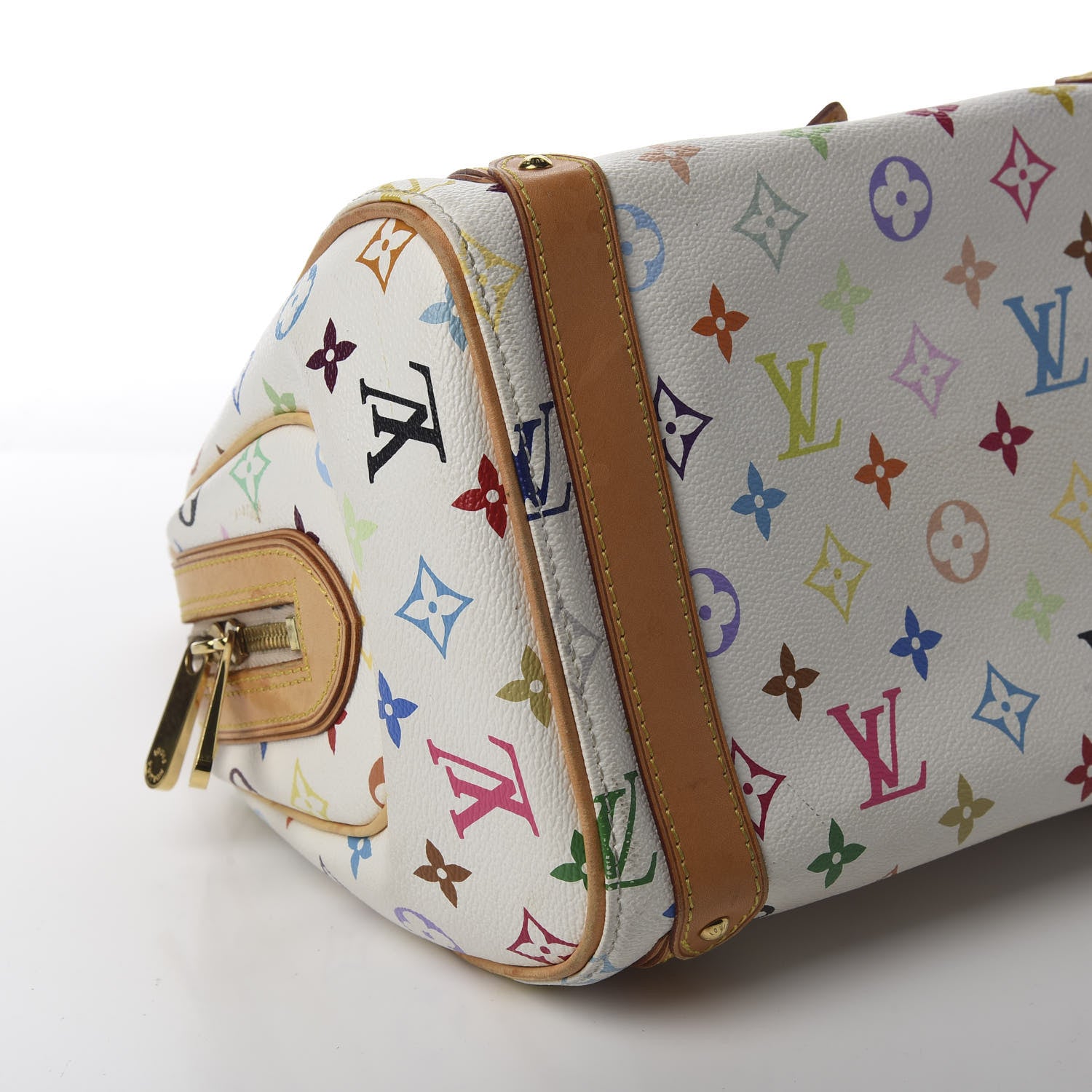 Louis Vuitton Monogram Multicolor Priscilla White 5 of 9
